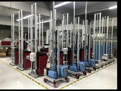 Video of wall painting machine installation