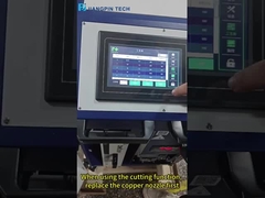 Cleaning of the weld bead during the switch of the Quan Guan cabinet