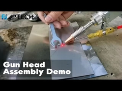 Assembly of the front end of the gun tip